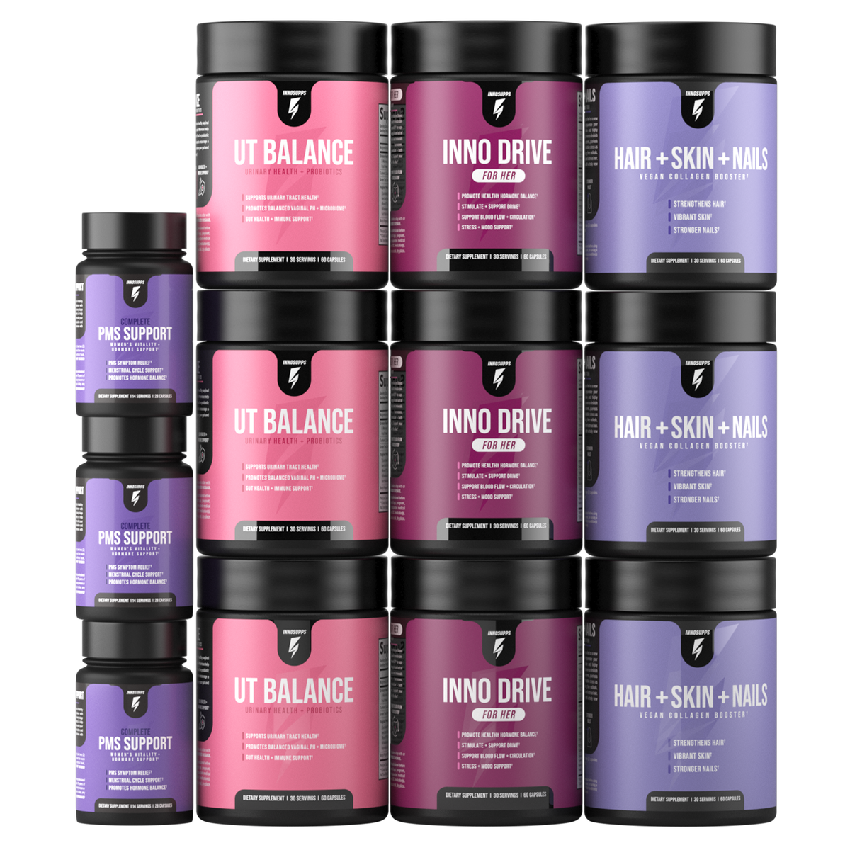 Female Wellness Stack by Inno Supps - Boost Female Vitality, Support ...